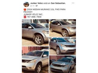 ?? 2004 NISSAN MURANO 3.5L PIEZAS! 