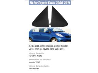 Esquinero de retrovisores Yaris, Puerto Rico