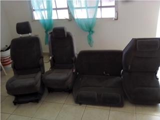 Asientos traseros Toyota sienna 04, Puerto Rico