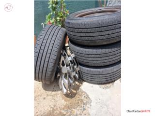 Gomas y Aros de lata 225/60/16  de Ford 5 rot, Puerto Rico