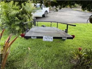 Botes Carreton 5x8 con tablilla y winch de remolque Puerto Rico