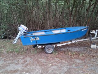 Botes YOLA 13' CON MOTOR 25 HP , TRAILER Y TABLILLA Puerto Rico