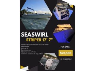 Botes Seaswirl striper  17.7 pies motor suzuki 140  Puerto Rico