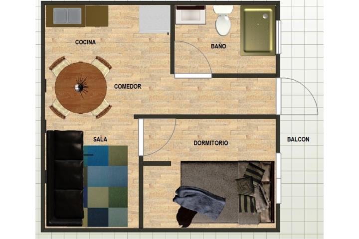 Nuevo Pueblo 1d 1b, A C, Barrio-pueblo Alquiler Bienes Raíces 