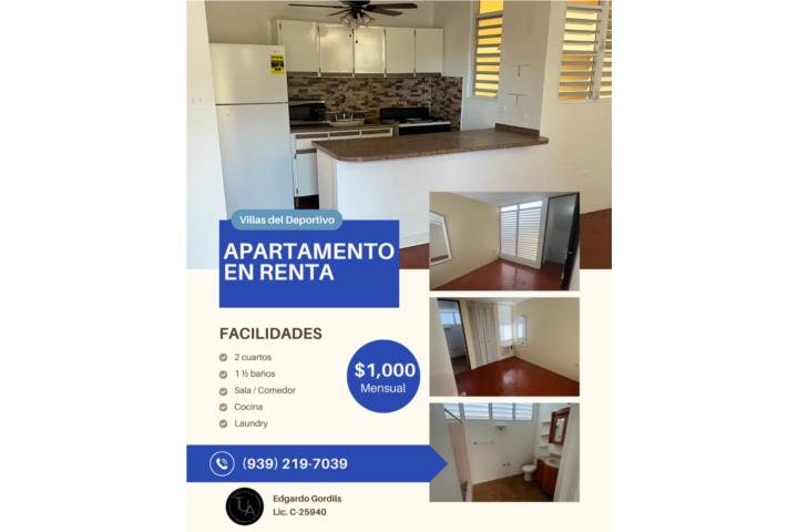 Condominio-Villas Del Deportivo Apartamento en Condominio Villas del Deportiv Apartamento en Cabo Rojo