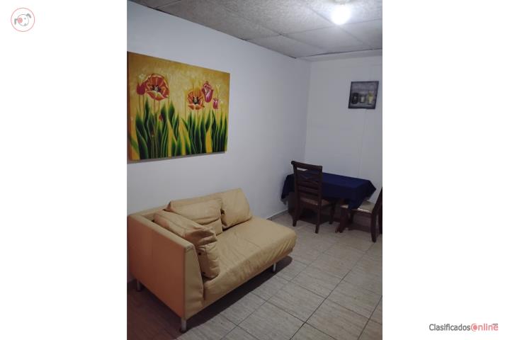 Apartamento para persona sola amueblado
