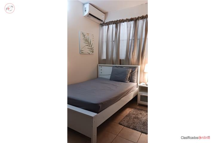 APTO. AMUEBLADO 1H 1B AGUA, LUZ, PARK $1200
