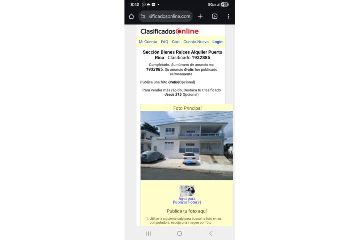 Urbanizacion-Los Llanos Los Llanos Santana. 3 y 2 marquesina,terraz Casa en Arecibo