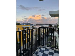 Cond La Puntilla. 2bed/1bath. Vista a bahía