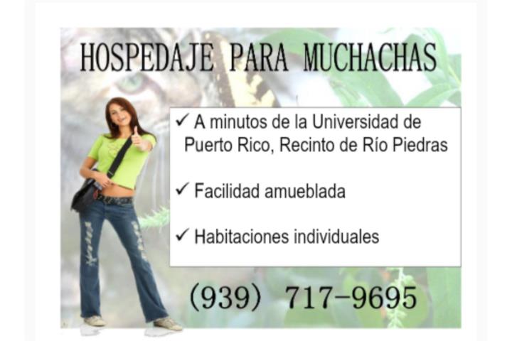 Hospedaje para estudiante universitaria