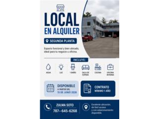Alquiler Local comercial segunda planta