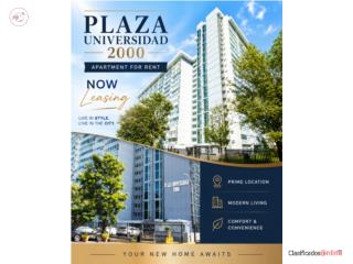 Plaza Universidad 2000 2h/1b + Internet WAO!