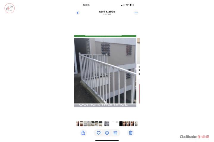 Arecibo.Apartamento 2 cuartos.$500
