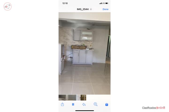Apt 1h 1b Agua/luz