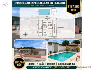 Bella casa con piscina en fajardo