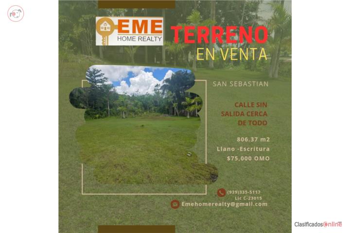 HERMOSO TERRENO 806.34 MTS BO. SALTOS
