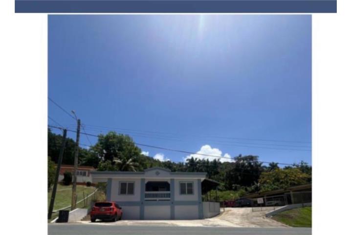 Casa ubicada en Utuado en el barrio de Angeles.