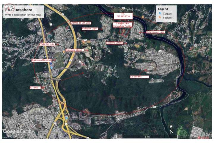PR-796, Km. 2.0; Frente a Lakeview Estates