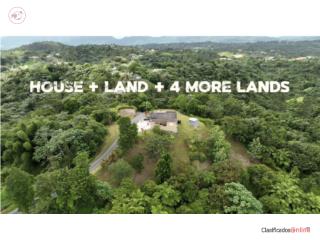 Casa de campo y 4 solares adyacentes