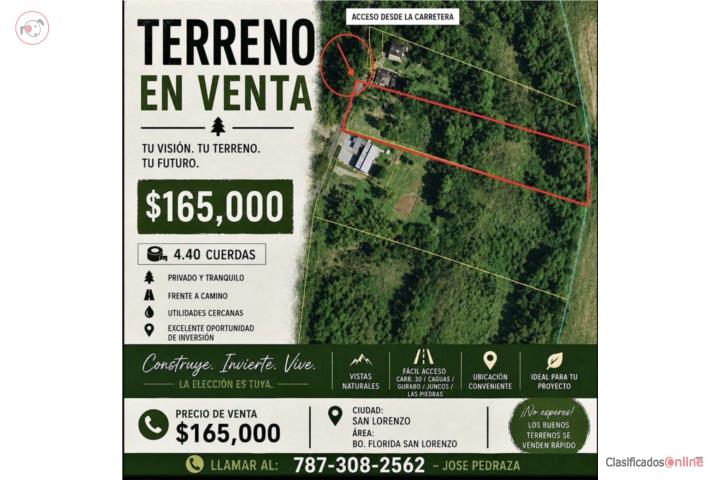 Lot in Florida, San Lorenzo