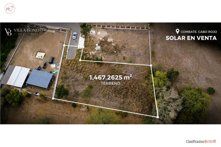 SOLAR DE ESQUINA| CABO ROJO,SIN RESTRICCIONES