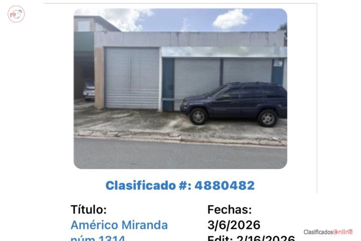 House in Caparra Terrace, San Juan - Río Piedras