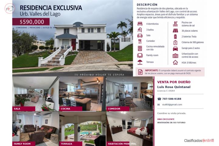 House in Valles Del Lago, Caguas