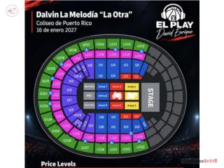 4 Taquillas Arena de Dalvin la Melodí...
