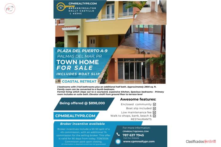 Home/w Boatslip-Plaza del Puerto, PDM