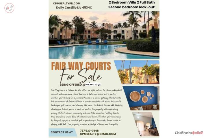 FairWay Courts - 2bedroom 2key Villa