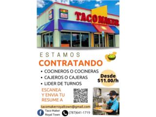 Bayamon $11 hora Taco Maker Puerto Rico Taco Maker Royal Town Bayamon ...