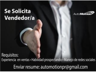 EJECUTIVO(A) DE VENTAS