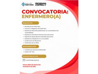 Enfermero para programa de prevenci�n de VIH