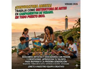 Maestra de artes para campamentos de verano