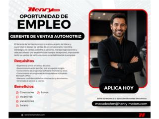 GERENTE DE VENTAS | CONCESIONARIO DE AUTOS