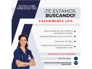 ENFERMERIA- LICENCIA PROVISIONAL O PERMANENTE
