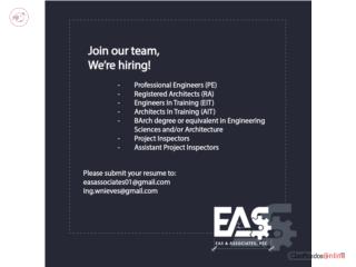 OPORTUNIDAD DE EMPLEO PARA  PE/RA