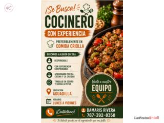 Cocinero comida Criolla
