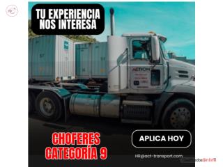 CHOFERES DE CATEGORIA 9 - REMOLQUE