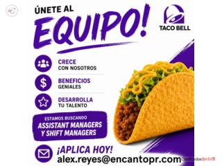 UNETE AL EQUIPO DE TACO BELL CAGUAS