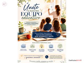 �nete a Nuestro Equipo Educativo