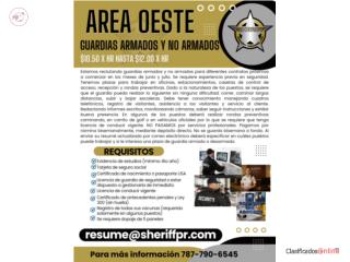 GUARDIAS ARMADOS Y NO ARMADOS
