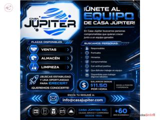 UNITE AL EQUIPO DE CASA JUPITER