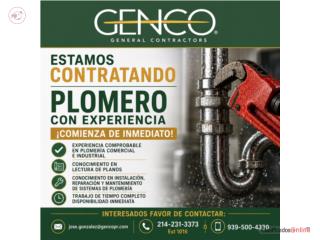 Plomero con Experiencia Comerical