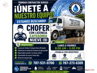 CHOFER CON LICENCIA TIPO 9