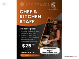 Field Crew Chef / Chef
