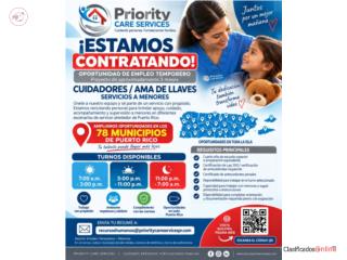 Cuidador (a) de Menores turnos de 12hrs