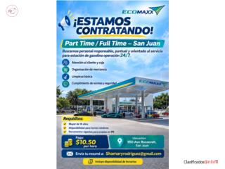 Cajero - Puesto de Gasolina
