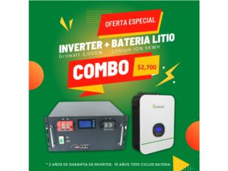 Bayamón Puerto Rico Herramientas, Combo de Inverter y Bateria de litio Nuevos 