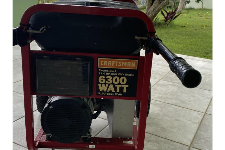 CRAFTSMAN GENERATOR 6300 WATT/9100 SURGE Puerto Rico